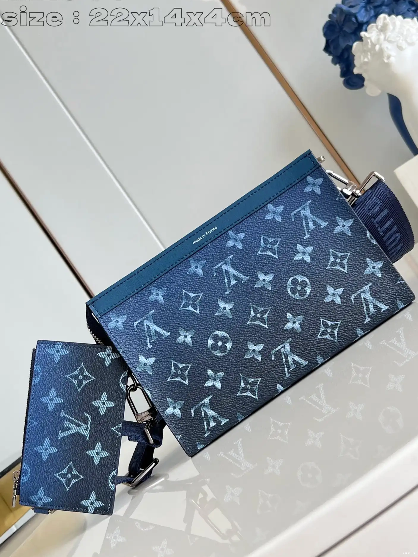 VUITTON Wallet-22*14.5*4.5cm LOUIS Wearable Gaston 0505